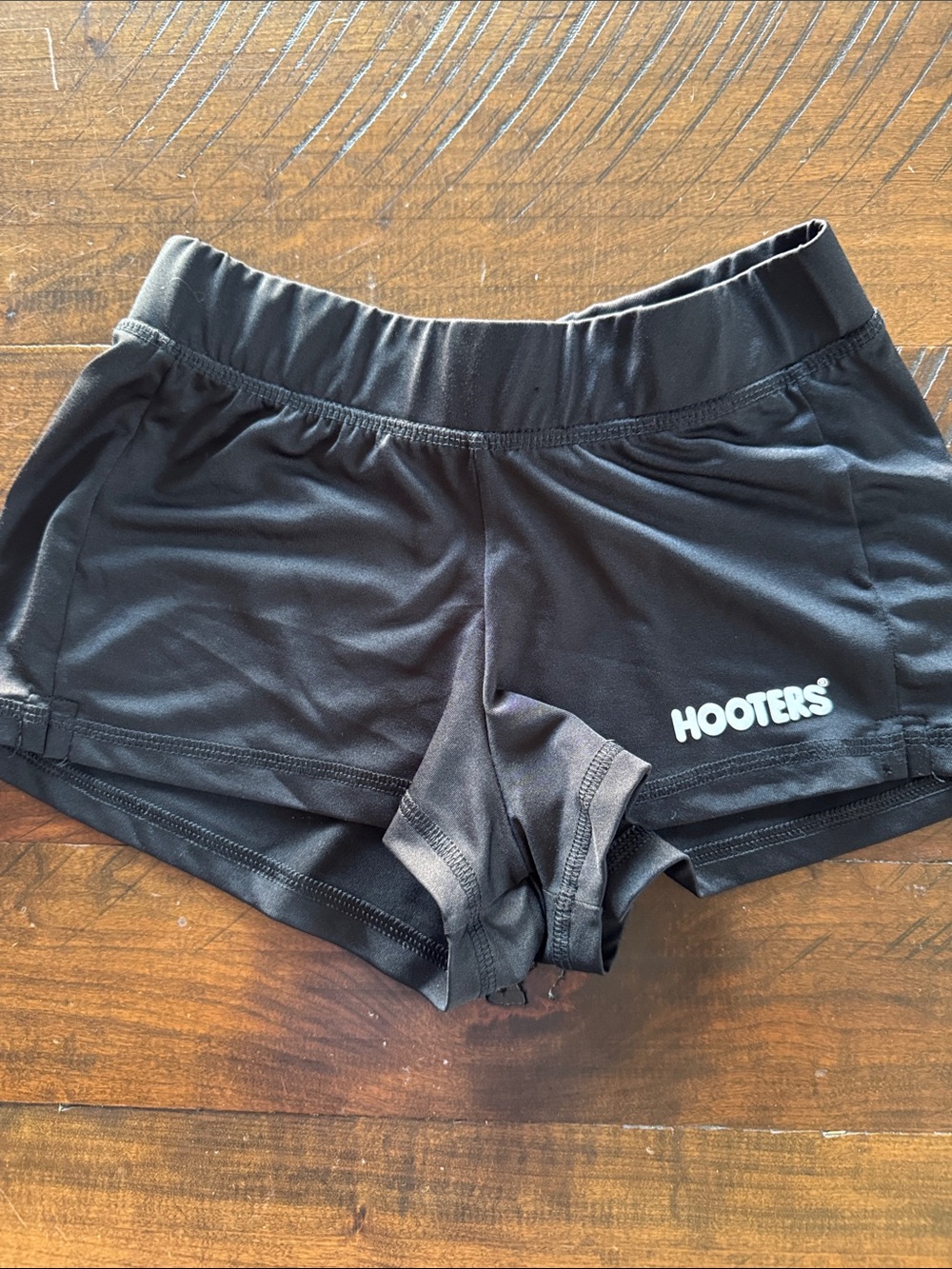 Hooters Black Women’s Athletic Shorts with Logo